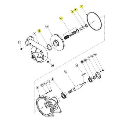 Barnes Pumps 083560 Repair Pump Part Number KIT, REPAIR 2020HCU 029676