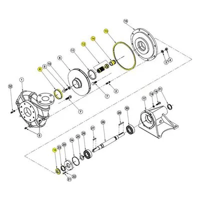 Barnes Pumps 083562 Repair Pump Part Number KIT, REPAIR 4030HCU 059459