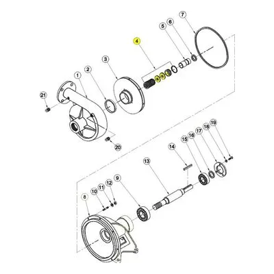 Barnes Pumps 019146 Repair Pump Part Number SEAL, MECH, 1.25", C/NR/B