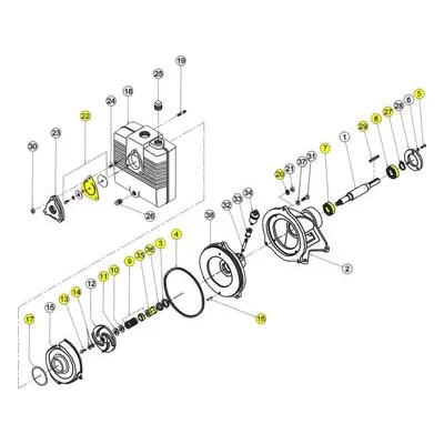 Barnes Pumps 085239 Repair Pump Part Number KIT, OVERHAUL 10ICU-1 / 033762