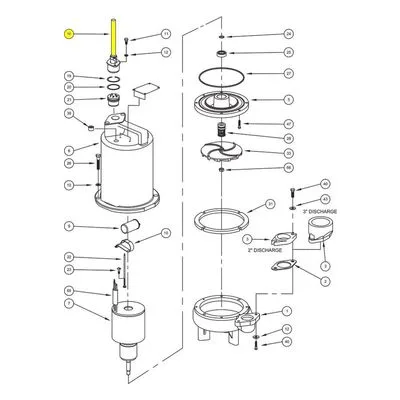 Barnes Pumps 110949XA Repair Pump Part Number CORD SET, 14/3, SOW, 20', W/PLUG