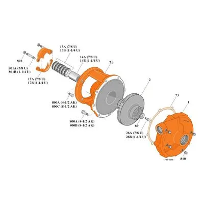 Berkeley Pump Kit B55570SKIT Repair Part Kits for Type B Pumps
