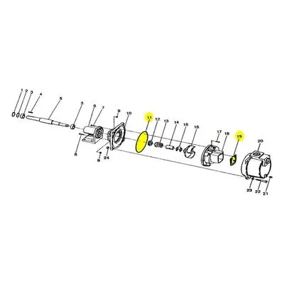 AMT 3931-99 Pump Repair Part 3540-301-90, VITON GASKET/O-RING KIT SUBGROUP