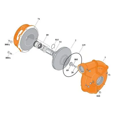 Berkeley Pump Kit B54079SKIT Repair Part Kits for Type B Pumps