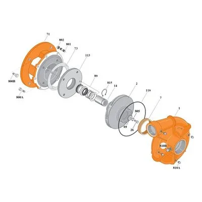 Berkeley Pump Kit B54085KIT Repair Part Kits for Type B Pumps