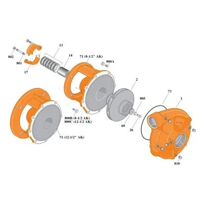 Berkeley Pump Kit B51627KIT Repair Part Kits for Type B Pumps