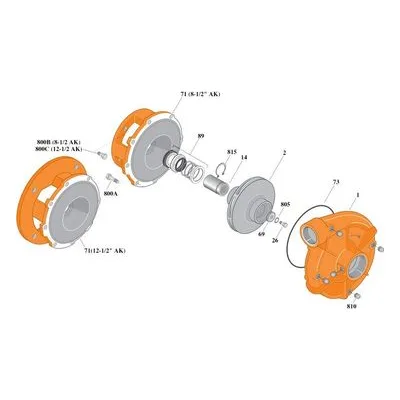 Berkeley Pump Kit B54093KIT Repair Part Kits for Type B Pumps