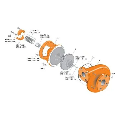 Berkeley Pump Kit B74610KIT Repair Part Kits for Type B Pumps