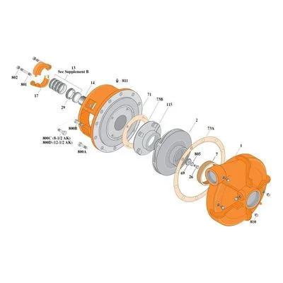 Berkeley Pump Kit B74644KIT Repair Part Kits for Type B Pumps