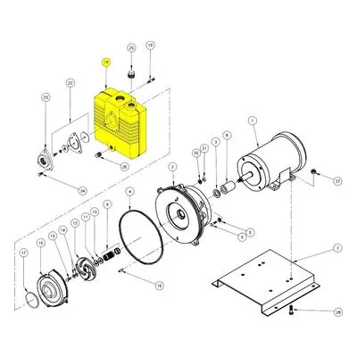 Barnes Pumps 019042 Repair Pump Part Number BODY, 3"SPC, CI
