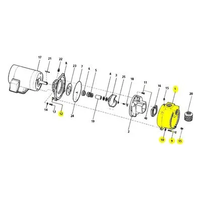 AMT Pumps 3540-002-95 354/393 XCI-2IN TRASH CASING SUBGROUP
