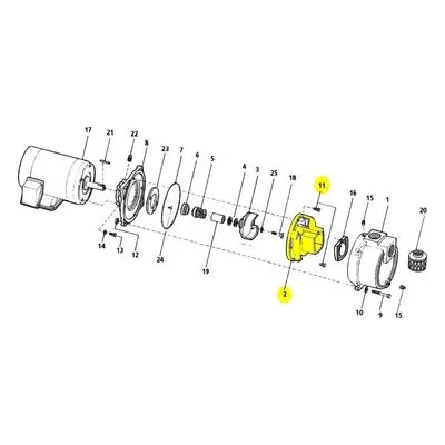 AMT Pumps 393A-150-95 VOLUTE XCI SUBGROUP/KIT