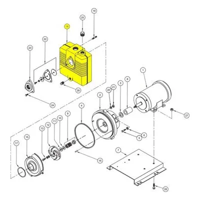 Barnes Pumps 019135 Repair Pump Part Number BODY, 2"SPC, CI