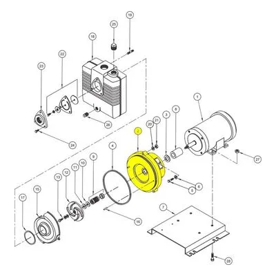 Barnes Pumps 019537 Repair Pump Part Number COUPLING, INTERM, CI, 9.50" ID
