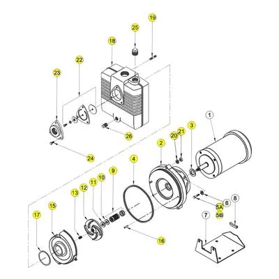 Barnes Pumps 083862 Repair Pump Part Number KIT, PARTS
