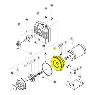 Barnes Pumps 025469 Repair Pump Part Number COUPLING, INTERM, CI, 8.99" OD