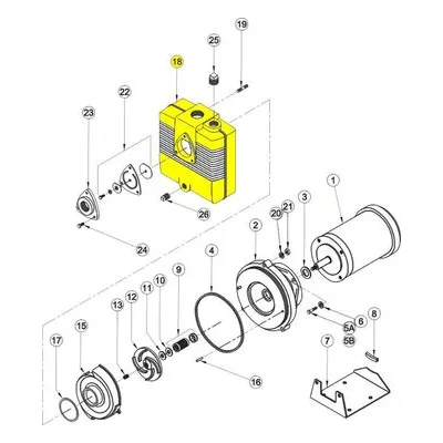 Barnes Pumps 018097 Repair Pump Part Number BODY, PUMP, 1.5"SPC, CI