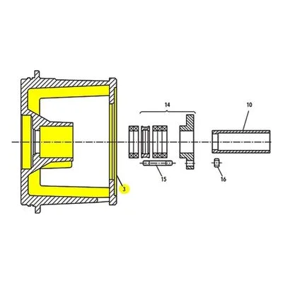 Goulds Pumps Repair Part 1K369 MOTOR ADAPTER