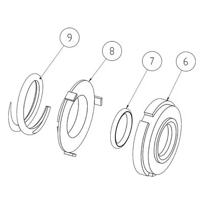 AMPCO Sanitary Pump Repair Part KIT#3-C114-S, SEAL KIT#3 C114 SFY (VITON)