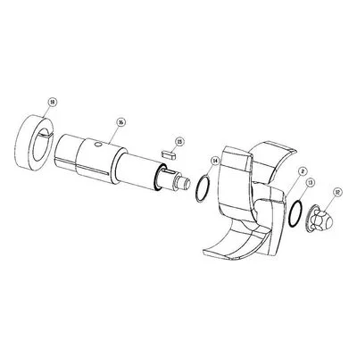 AMPCO Sanitary Pump Repair Part C+KIT-218/14, C+ CONVERSION KIT C218 140TC (BUNA ELASTOMERS)