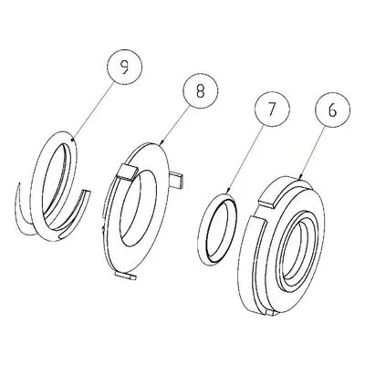 AMPCO Sanitary Pump Repair Part KIT#3-C216-E, SEAL KIT#3 C216 EPDM