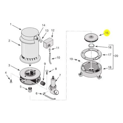Berkeley Pumps Repair Part - IMPELLER. Catalog Number: J105-22P. A Pentair Brand.