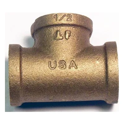 Yamada Pumps Item Code: 4429K253 - TEE BRASS 1/2" NPT.