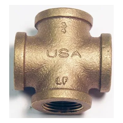 Yamada Pumps Item Code: 4429K354 - CROSS, BRASS 3/4NPT.