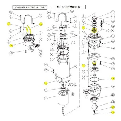 Barnes Pumps 118042 Repair Pump Part Number KIT, SEAL, SGV5002/5022L