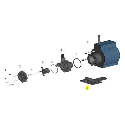 Koolair Pumps Base KAS1000-31 SPM1000-115 & SPM1000-215 Marine Coolant Pump Models