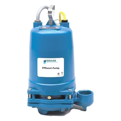 Goulds Water Technology 2ED31C1DA 2ED Dual Seal Effluent Pump, 1/2HP 1/60/230 3.56" 7.3MA, a Xylem Brand Product.