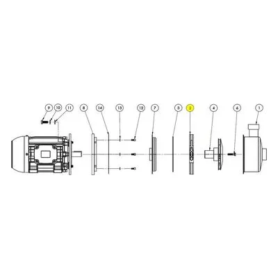 Finish Thompson J103090 Pump Repair Spare Part V Clamp