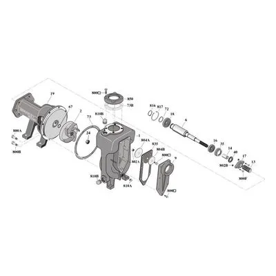 Berkeley Pumps Type B Frame Mount B80468 Centrifugal Pump Model B4ZRKH