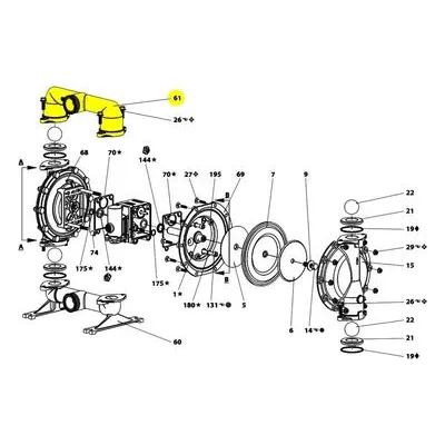 ARO 95958 Diaphragm Pump, Diaphragm Pump Parts Kits Accessories | IR Ingersoll Rand