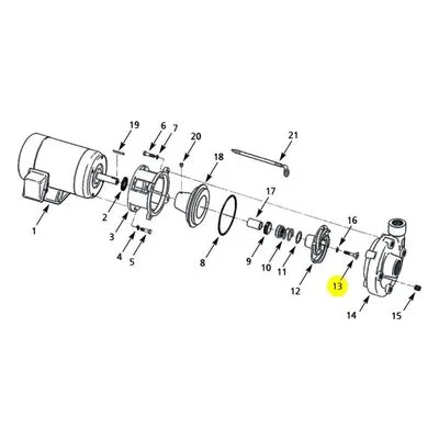 AMT Pump Repair Part 1757-005-00, 3/8-16X1-1/4 SOC COUNTERSUNK SCREW SS