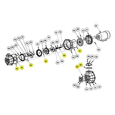 AMT 4800-300-90 Pump Repair Part - O-RING/GASKET EPR/EPDM SUBGROUP/KIT.