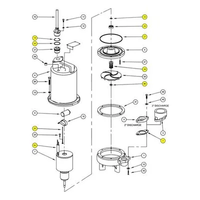Barnes Pumps 130207 Repair Pump Part Number KIT, SERVICE, 1 L