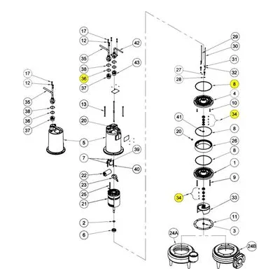 Barnes Pumps 130177 Repair Pump Part Number KIT, SEAL, 2 L-DS