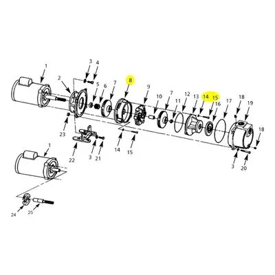 AMT Pump Repair Part 4780-150-95, DIFFUSER KIT/ SUBGROUP. 4782-95  and 4786-95 Sprinkler Booster Parts.