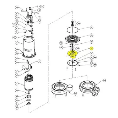 Barnes Pumps 088534SY Pump Repair Parts, IMPELLER,CI,7.75". By Crane.