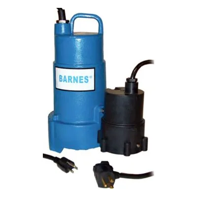 Barnes Pumps SP33D 1/2" Spherical Solids Handling Submersible Effluent Sewage Pump Part Number 118371