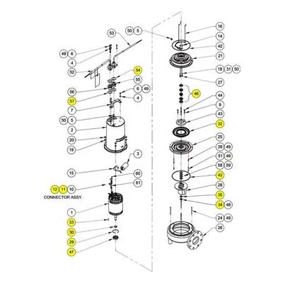 Barnes Pumps 130174 Repair Pump Part Number KIT, SERVICE, 3 L-DS