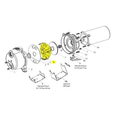 Goulds Pumps Repair Part 3K69 GUIDEVANE