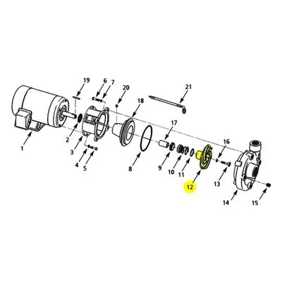 AMT Pumps 4260-013-00 IMPELLER XSS 7.50HP MBV -01