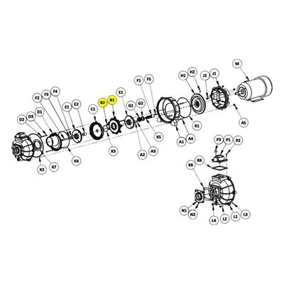 AMT Pump 4804-95 4805-95 Repair Part 2MPX-157-95, DIFFUSER XCI 13HP 2ND STG SUBGRP/ KIT