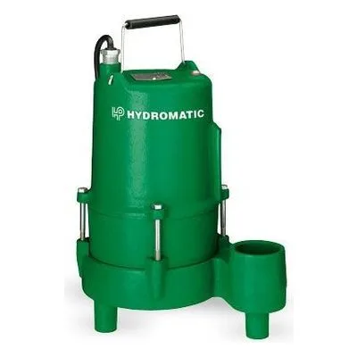 Hydromatic SHEF45A1 SHEF Sump / Effluent Pump, 1-1/2" /2 Discharge, 1/2 HP, 115 Volts, 1 Phase, 3450 RPM, 3/4" Solids