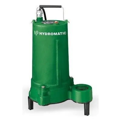Hydromatic Pumps SHEF50A1 20 SHEF Sump / Effluent Pump, 2" Discharge, 1/2 HP, 115 Volts, 1 Phase, 3450 RPM, 3/4" Solids