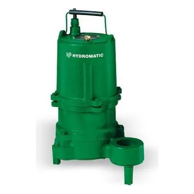 Hydromatic SHEF100A2 20 SHEF Sump / Effluent Pump, 2" Discharge, 1 HP, 208/230 Volts, 1 Phase, 3450 RPM, 3/4" Solids