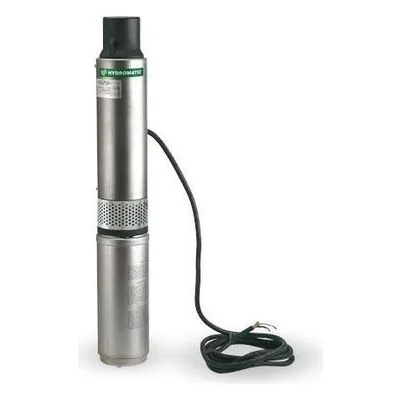 Hydromatic Pumps HE12-051-10 High Head HE Effluent Pump, 1-1/4" Discharge, 1/2 HP, 115 Volts, 1 Phase, 1/16" Solids