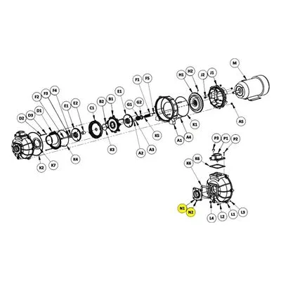 4800-050-95 AMT Pumps Repair Part SUCTION FLANGE 2" FNPT SUBGROUP/KIT. A Gorman-Rupp Company.